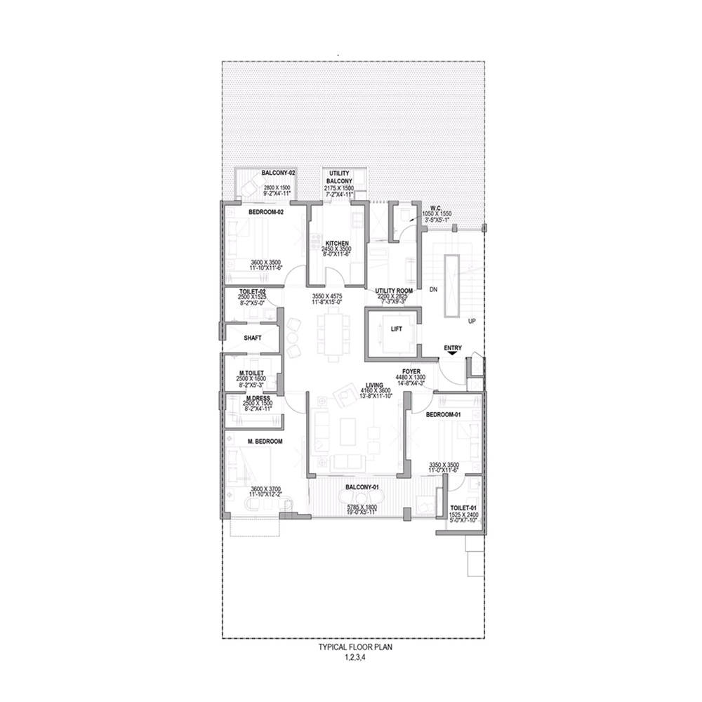 3 BHK 1060 - 1440 sq.ft.