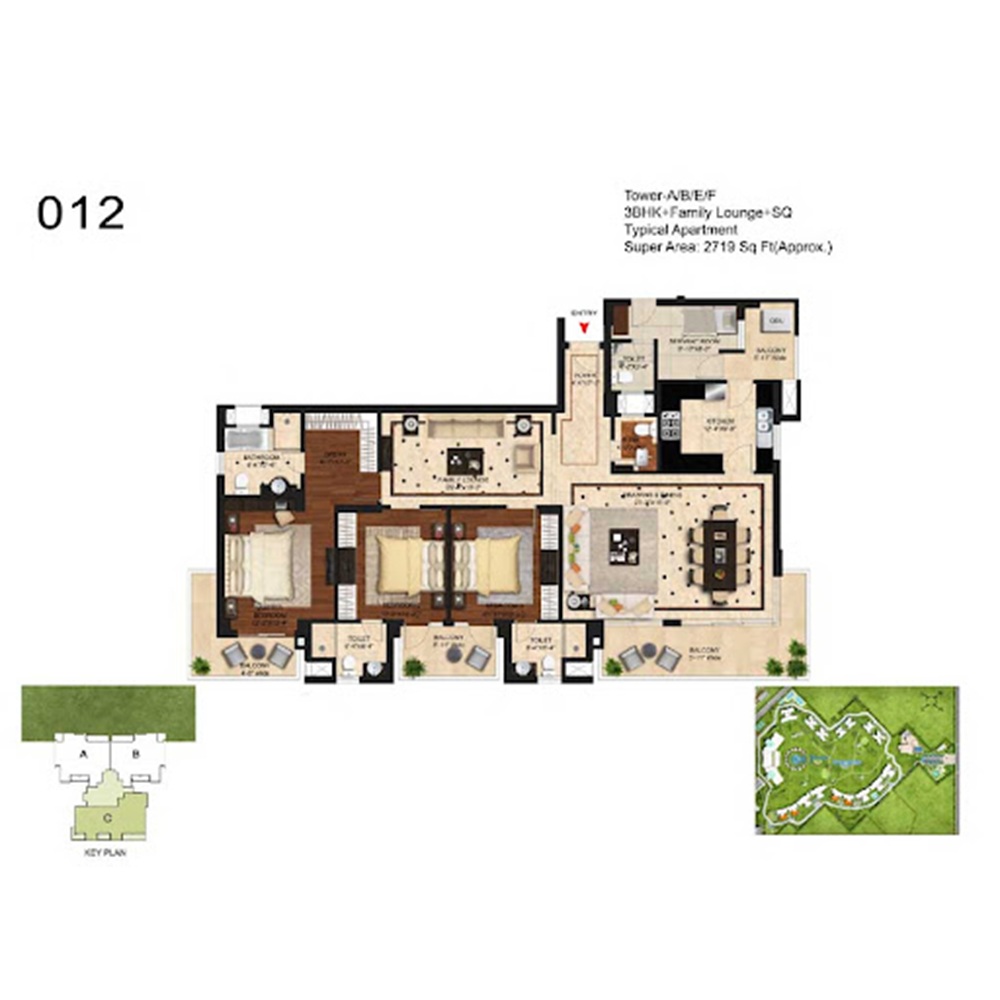 3 BHK 5518 Sq.Ft.