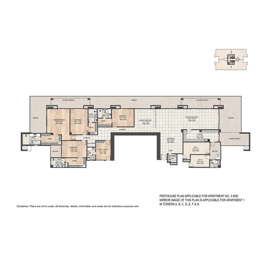 4 BHK 3577 Sq.Ft.