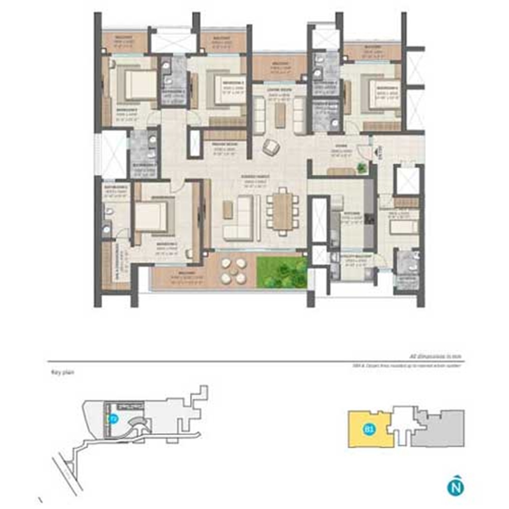 4 BHK 3691 Sq. Ft.