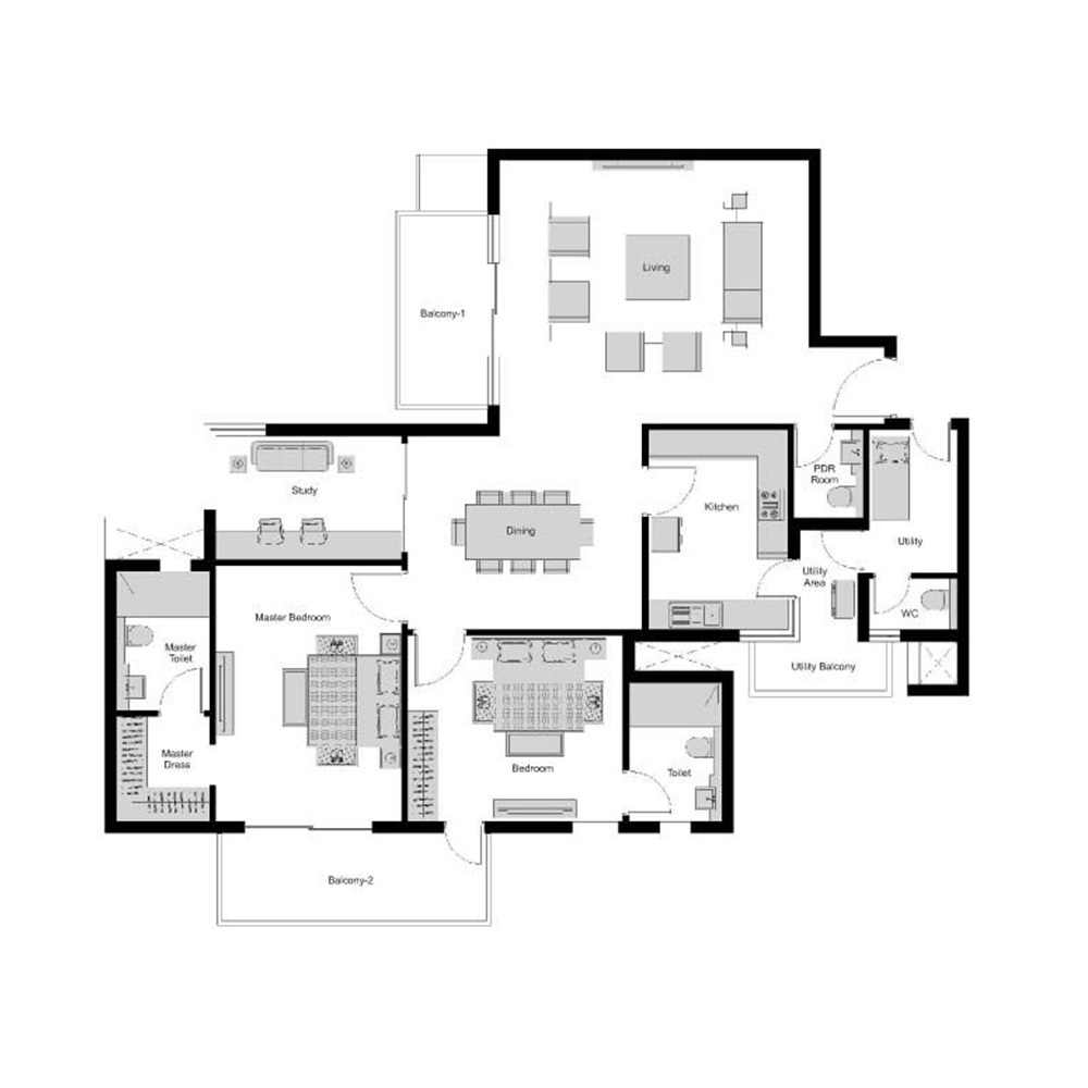 4 BHK 4350 Sq.Ft