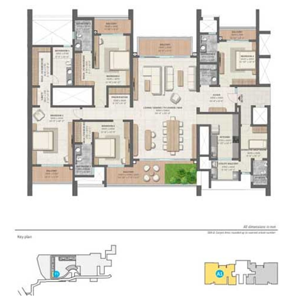 4 BHK + U 4285 Sq. Ft.