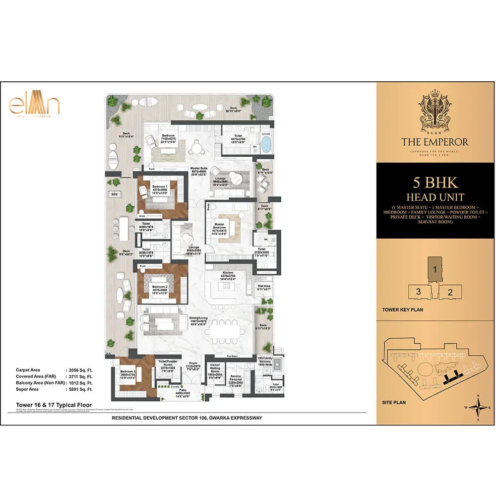 5 BHK 10347 Sq. Ft.