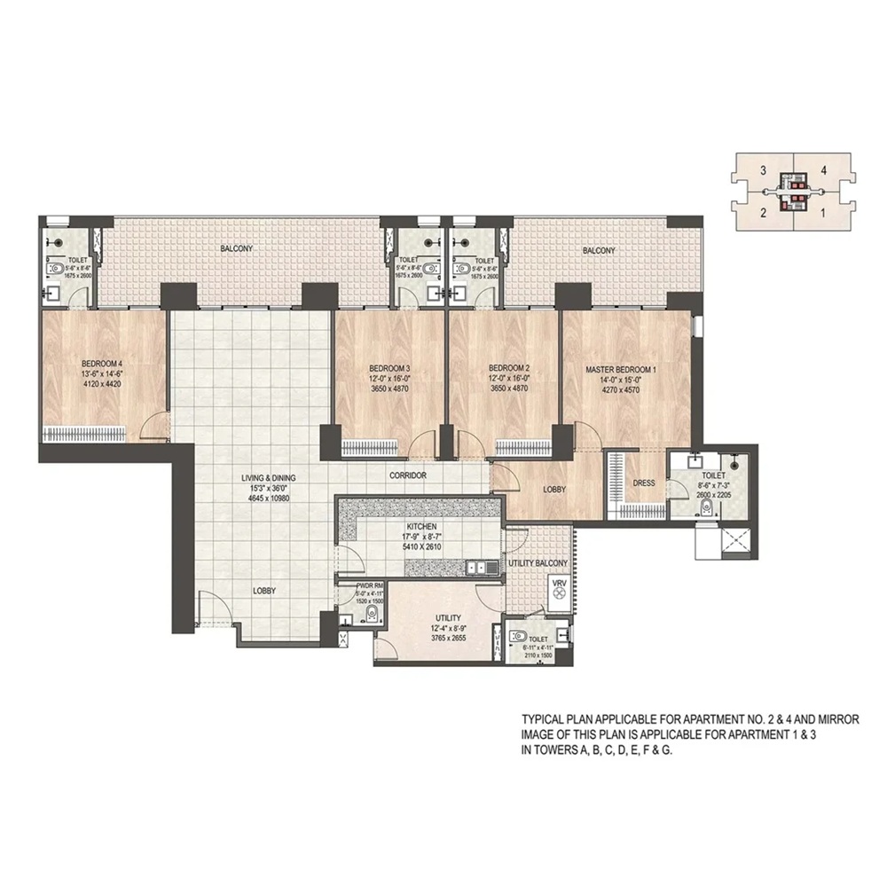 5 BHK 7425 Sq. Ft.