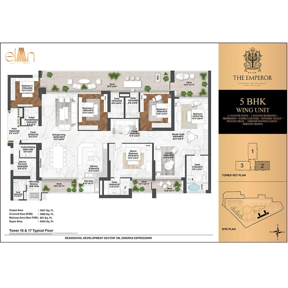 5 BHK 9470 Sq. Ft.