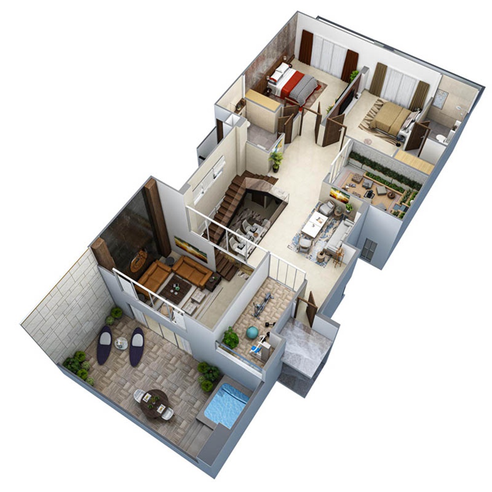 5BHK 3526 Sq. Ft.