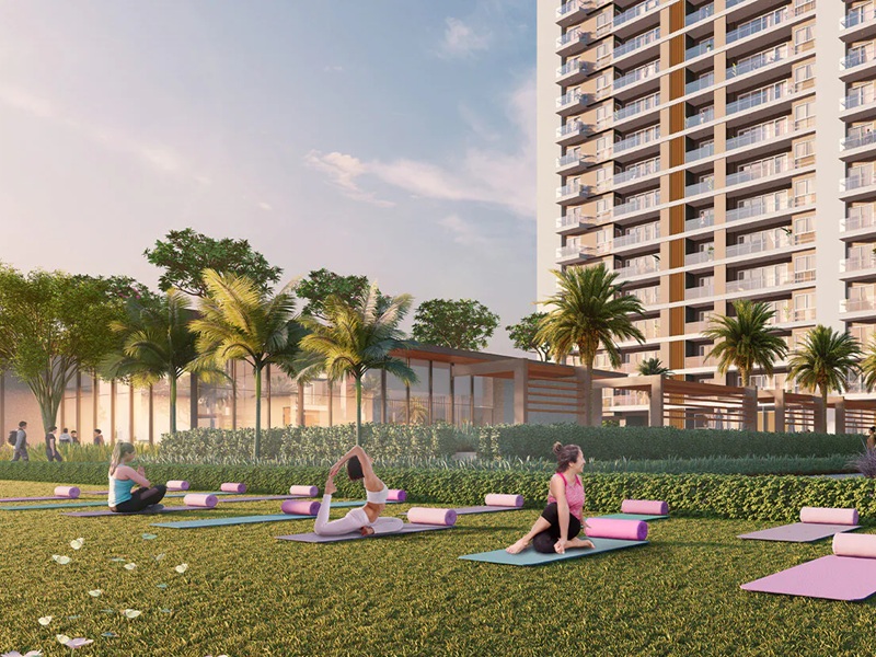 Emaar-Amaris-Morning yoga-Gurgaon