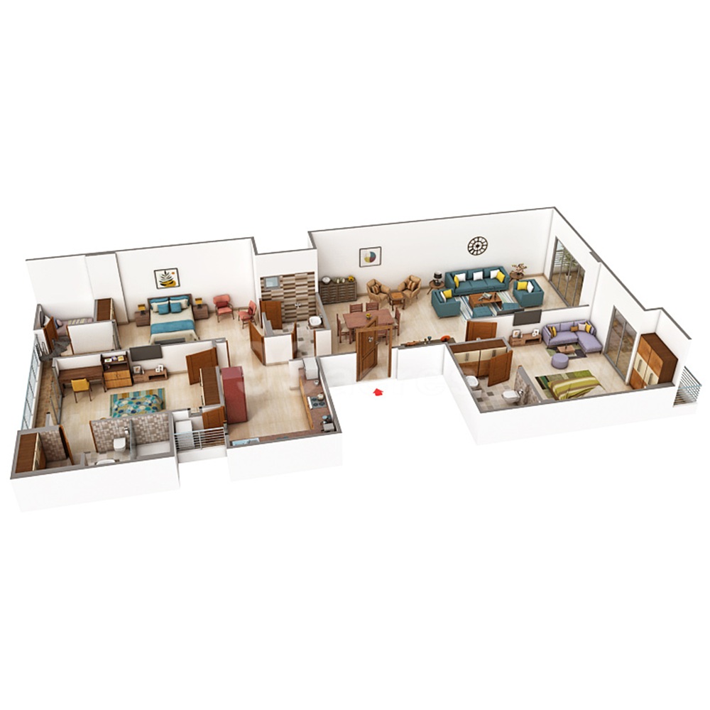 3 BHK 1873 Sq.Ft