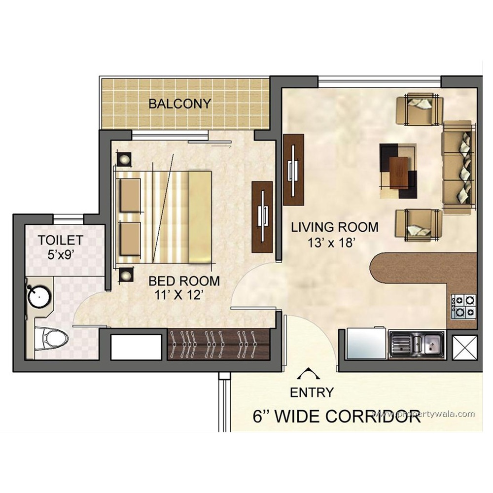 3 BHK 2300 Sq.Ft.