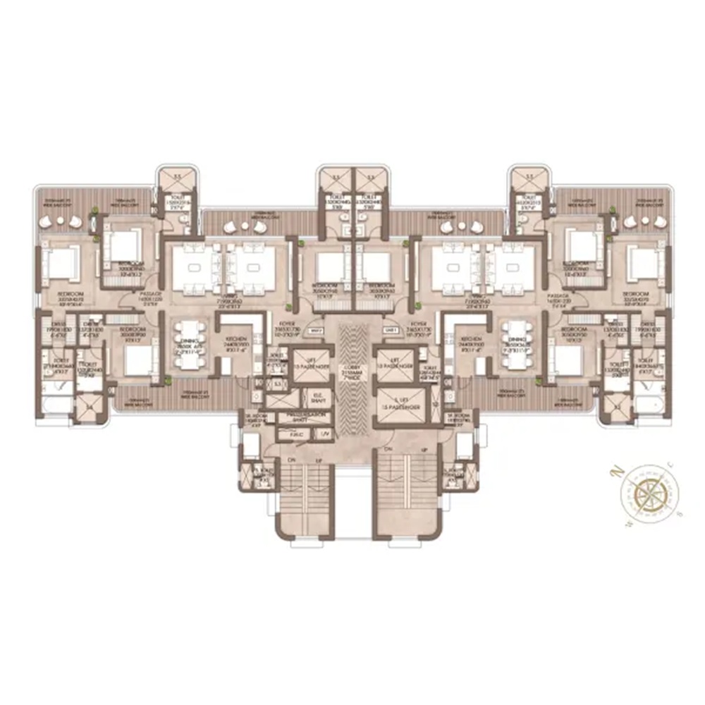 4 BHK 2600 Sq.Ft.