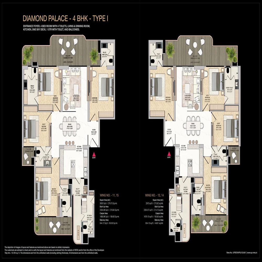 4 BHK 7450 Sq.Ft.