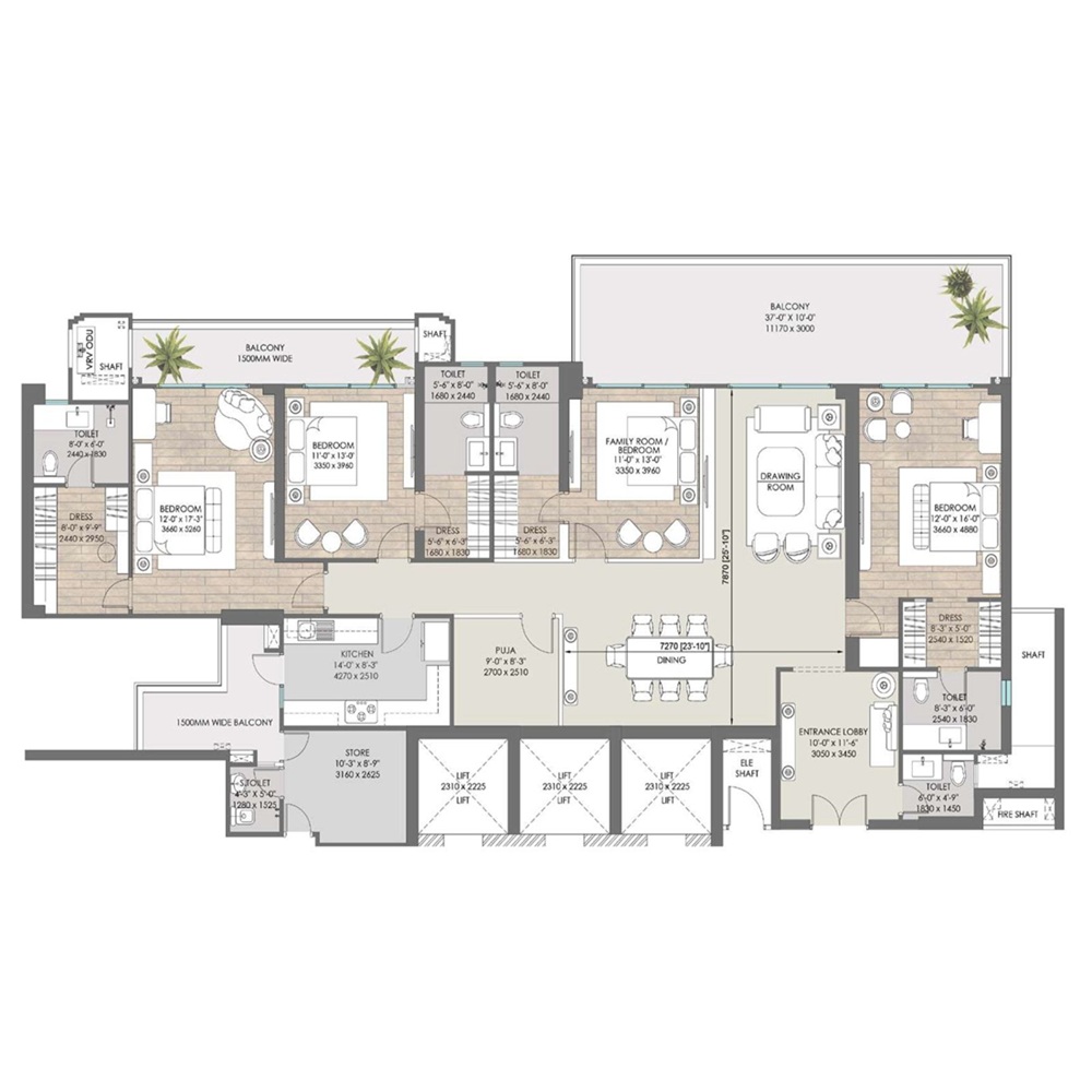 AU The Sunflower Ghaziabad