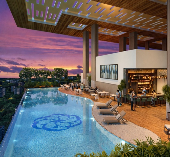 Harmony One Of One The Horizon Residences Ghaziabad-Swimming Pool