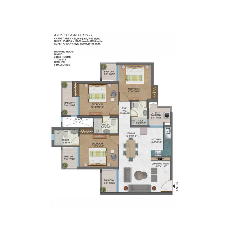 Ramprastha Imperial Heights Indirapuram Ghaziabad