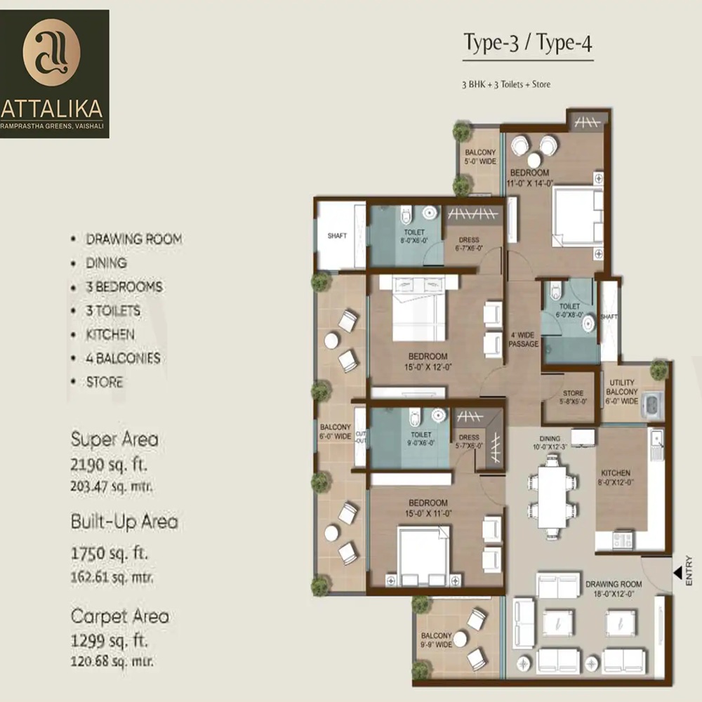 Ramprastha Attalika Vaishali Sector 4