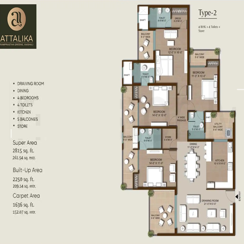 Ramprastha Attalika Vaishali Sector 4