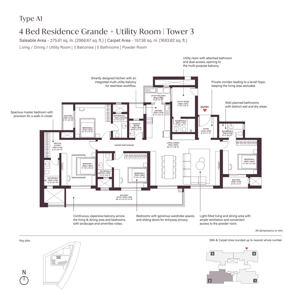 Sobha Crescent Gurgaon 4BHK