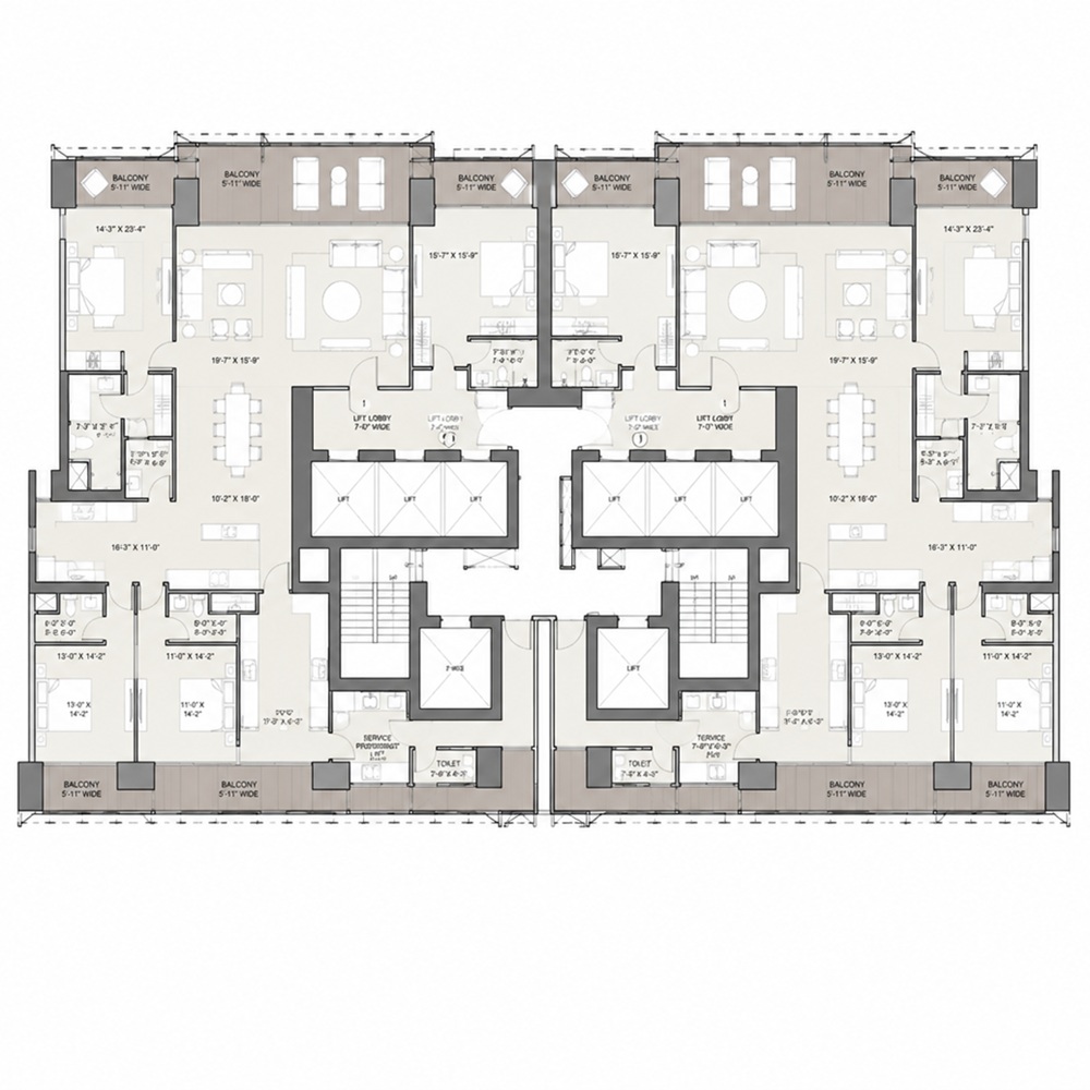 Oberoi-360-North-4-BHK-Floor-Plan-Tower-A