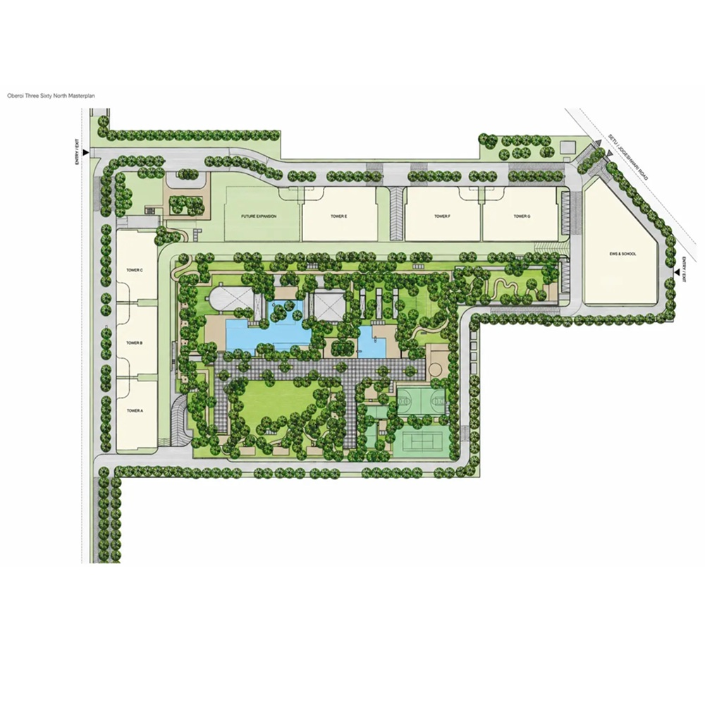 Oberoi-360-north-sector-58-gurgaon-masterplan